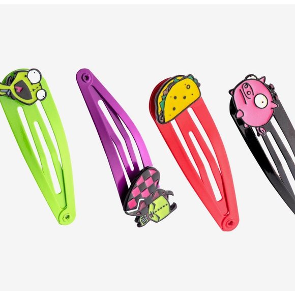 Invader Zim Hair Clips - Picture 2 of 2